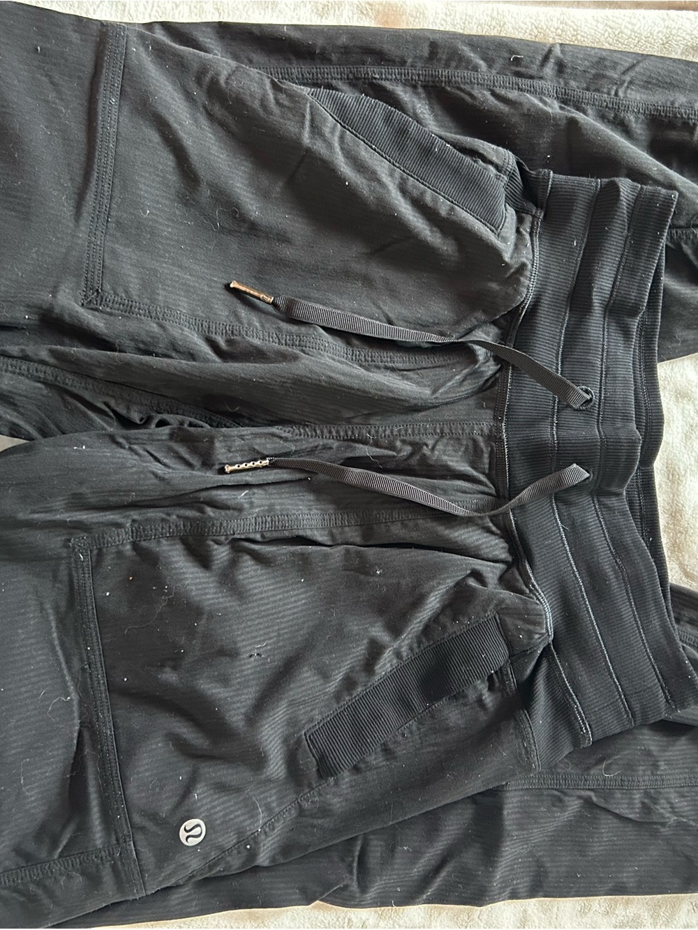 Black Lululemon dance studio pants